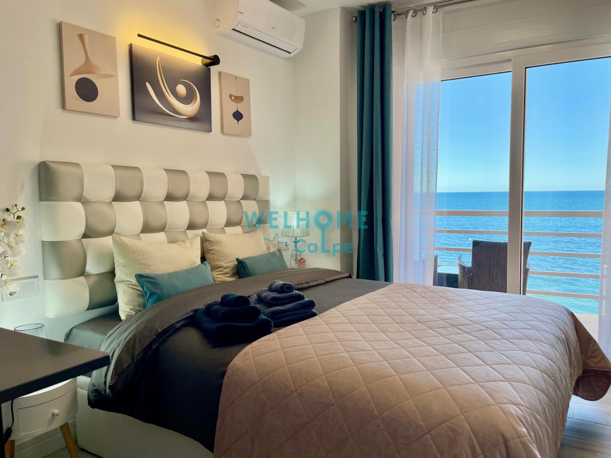 Acuarela Estudio, 1ª Linea, Vista Al Mar, Piscina Калпе Екстериор снимка