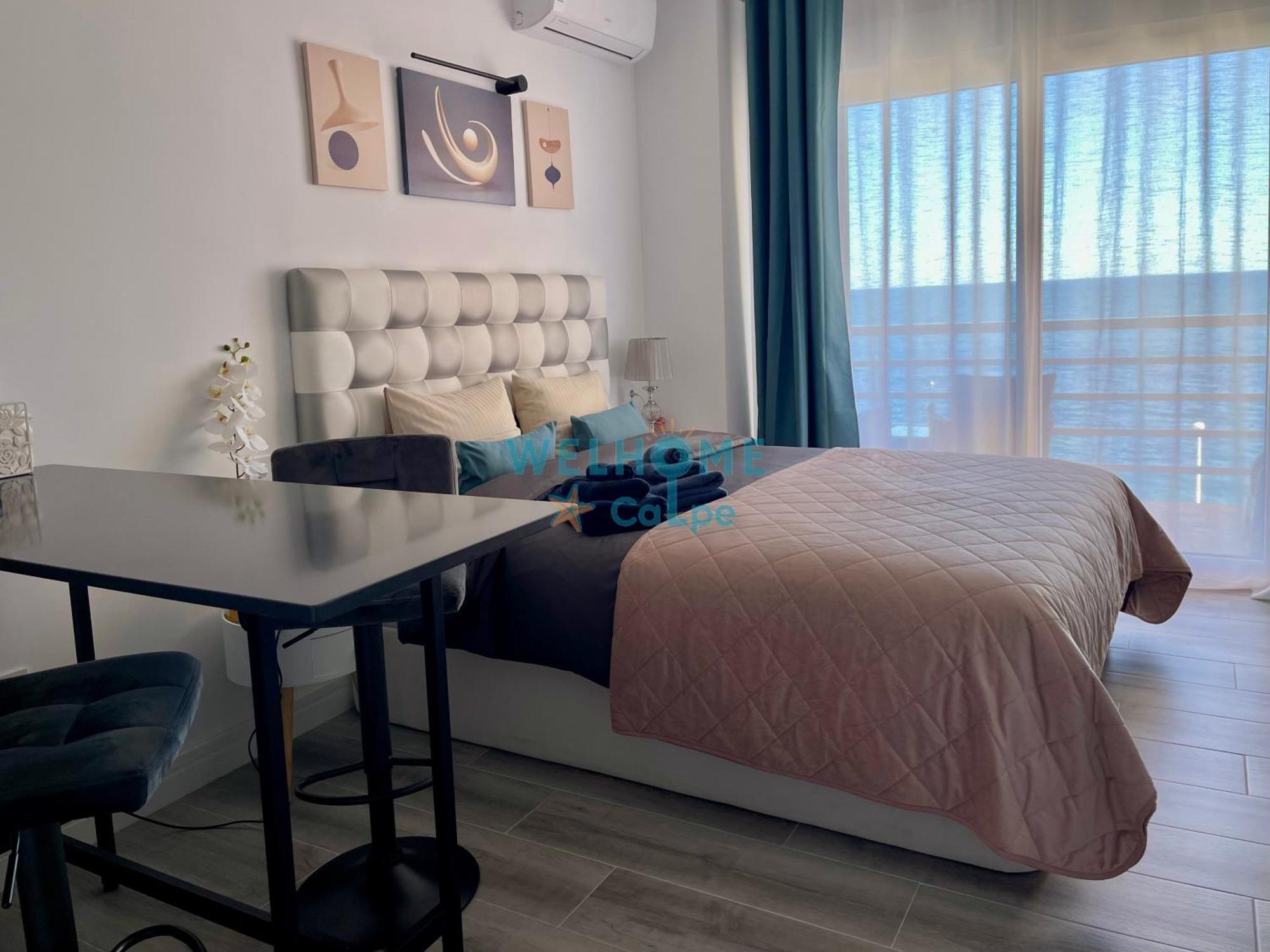 Acuarela Estudio, 1ª Linea, Vista Al Mar, Piscina Калпе Екстериор снимка