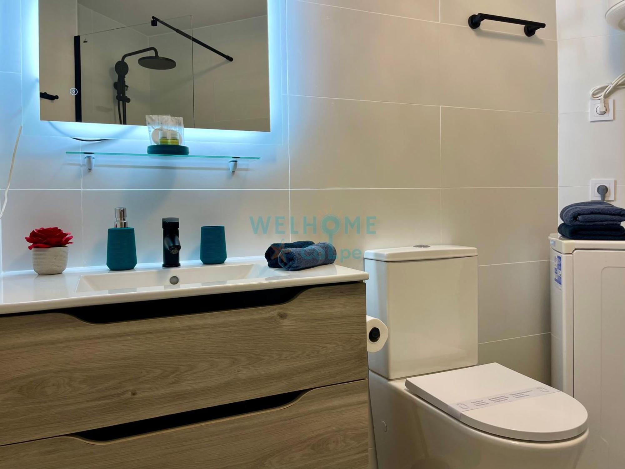 Acuarela Estudio, 1ª Linea, Vista Al Mar, Piscina Калпе Екстериор снимка