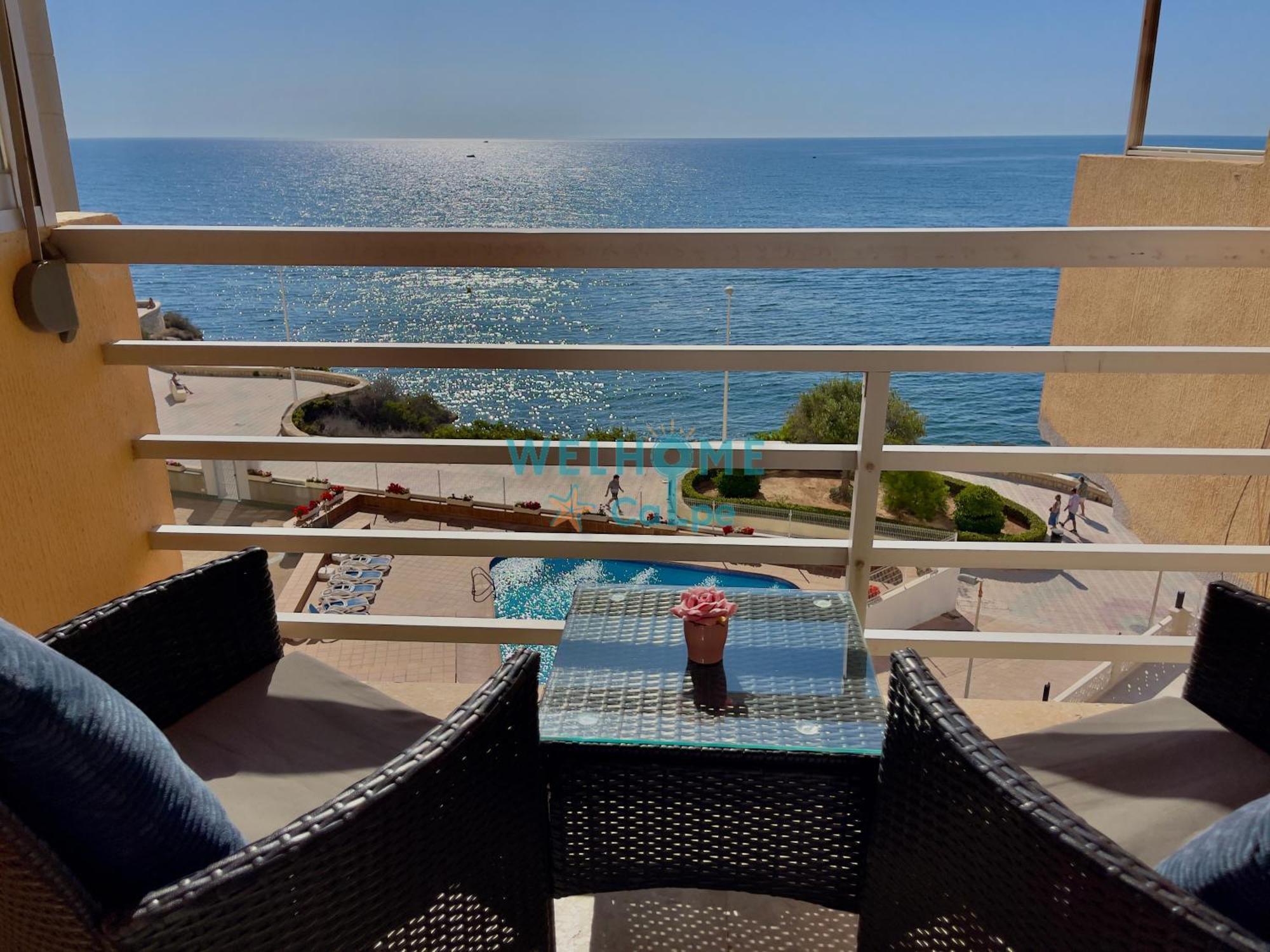Acuarela Estudio, 1ª Linea, Vista Al Mar, Piscina Калпе Екстериор снимка